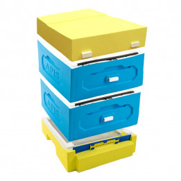 10-Frame EPS Hive: 2 Langstroth (Ruta) Bodies + Floor + Roof