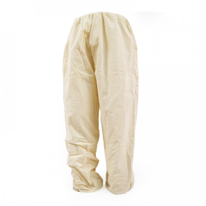 Reduced. Beekeeper trousers, white calico (size 56)