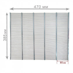Metal Queen Excluder for 10-Frame Hive, 470 x 385 mm, Poland