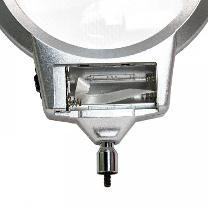 Clip-On Desk Magnifier with Light