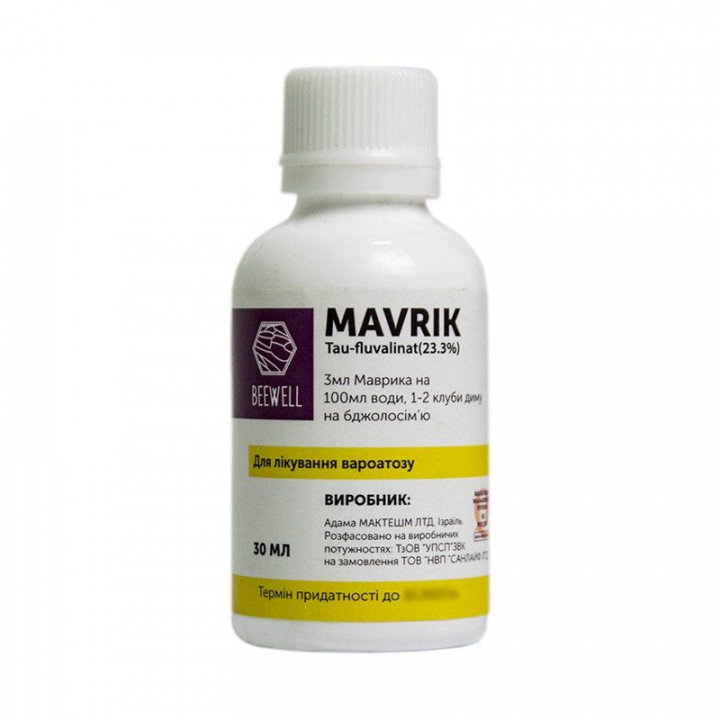 Mavrik, Tau-fluvalinate 23.3%, 30 ml