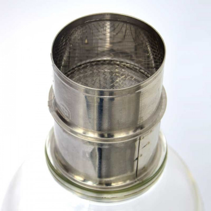 Jar-Mounted Honey Filter