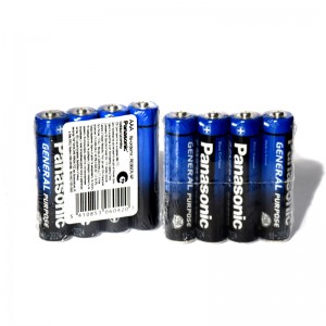 Батарейка Panasonic AAA R03 1.5V "МІНІ-пальчикові" спайки по 4 батарейки