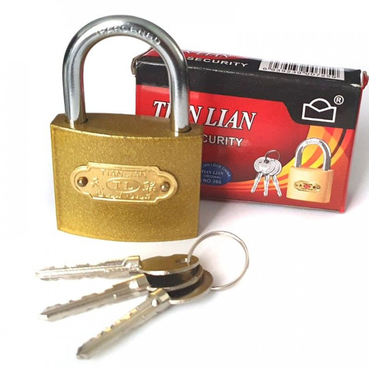 Padlock with Cruciform Key 50 mm