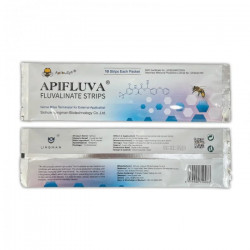 APIFLUVA 10 Mite Strips (20 pcs / 10x2, Fluvalinate), Apifluva 10