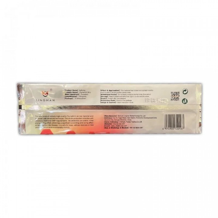 APIFLUME Strips (Apiflume 10 strips for mites, Flumethrin)