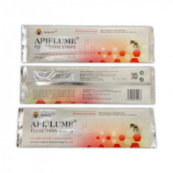 APIFLUME Strips (Apiflume 10 strips for mites, Flumethrin)