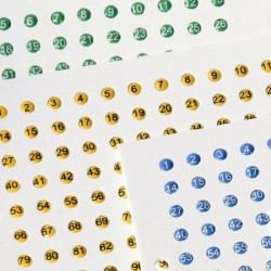 Numbered queen marking discs, Germany