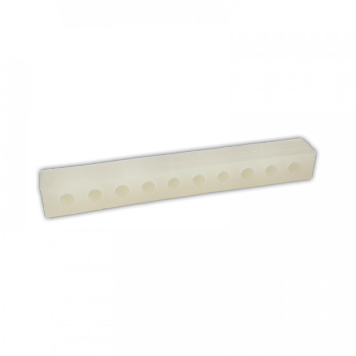 Silicone mould for 10 cell bases (for Jenter comb)