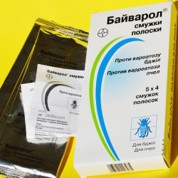 Bayvarol strips for bees