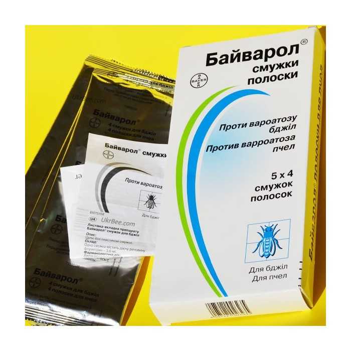 Байварол полоски от варроатоза для пчел, Германия Байварол полоски от варроатоза для пчел, Германия