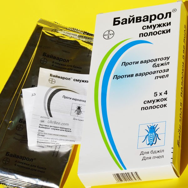 Байварол смужки для бджіл