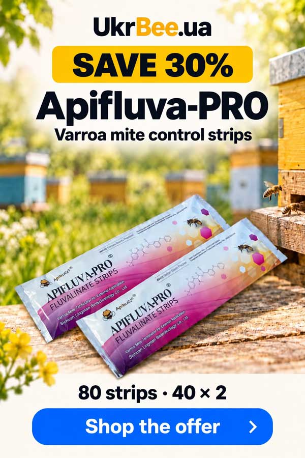 Promotional offer -30% on Apifluva-PRO tick strips (80 strips / 40x2)